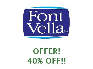 Promotional codes Font Vella 5 euros off