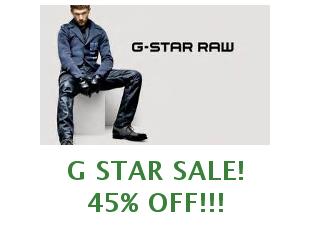 Discount coupon G Star save up to 10%