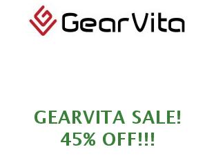 Promotional codes and coupons GearVita save up to 27%