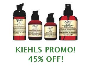 Promotional codes Kiehls 20%