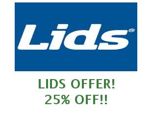 Discounts Lids save up to 40%