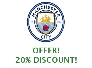 Discount coupon Manchester City save up to 10%