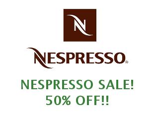 Promotional codes and coupons Nespresso save up to 40 euros