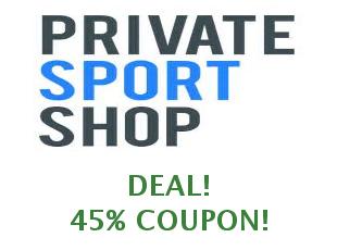 Coupons Private Sport Shop save up to 20%