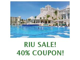 Coupons Riu Save 15 July 2021