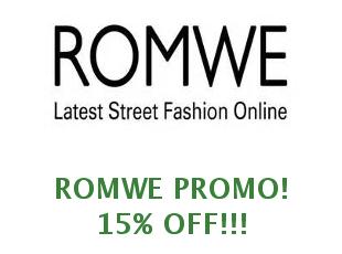 Discounts Romwe save 65%