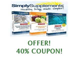 Discount code Simply Supplements save up to 10%