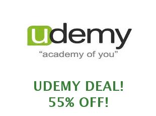 Discount coupons Udemy, save up to 95%