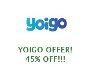 Promotional code Yoigo save up to 15 euros